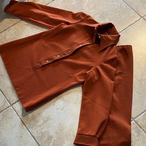 Vintage 70s Jack Winter polyester pant suit